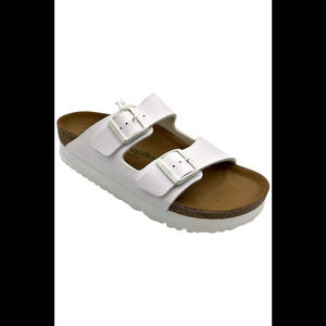 Papillio by Birkenstock Arizona Flex Platform Sandal White - Medium